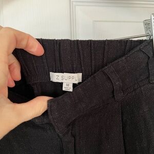 Z Supply Farah Pant in Black size medium